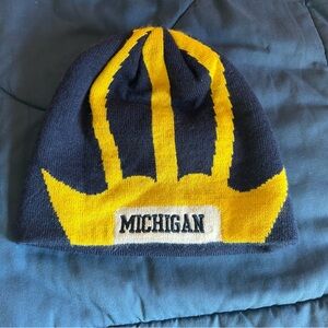 University of Michigan winter beanie.  Adult one size fit fits most.